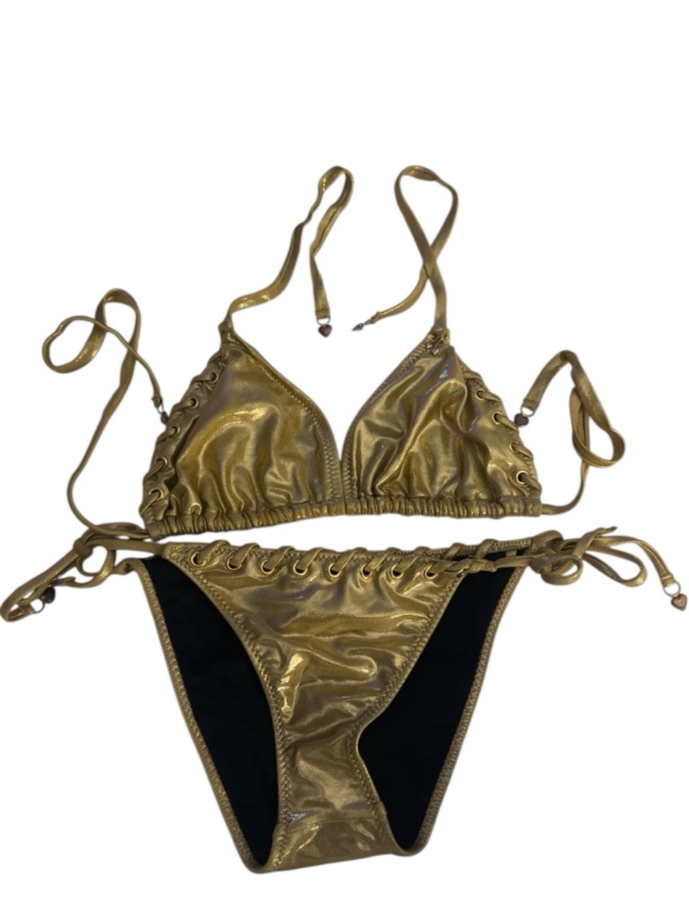 Betsey Johnson Golden Love Bikini